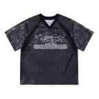 Color-Block Mesh SST Black