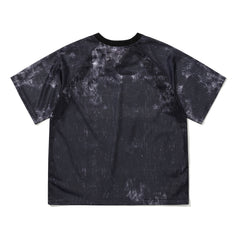 Color-Block Mesh SST Black