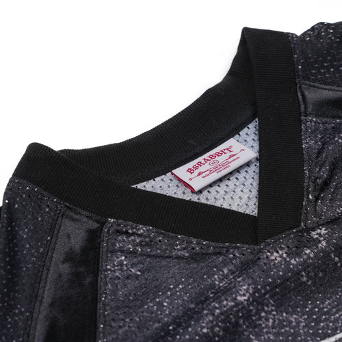 Color-Block Mesh SST Black