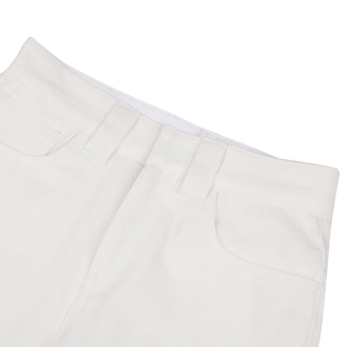 Wmns Loosefit Cotton Pants White