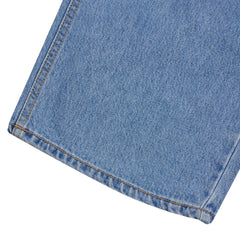 Wmns Loosefit Denim Pants Blue