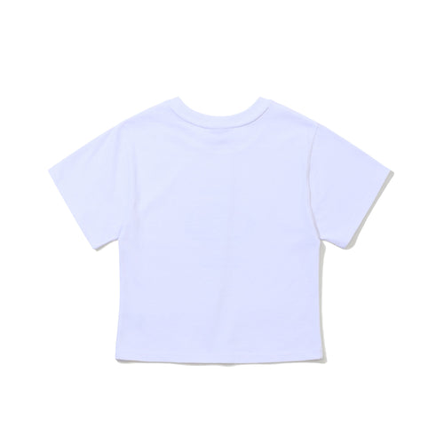 Only Constant Acceleration Women's Semi Crop SST White