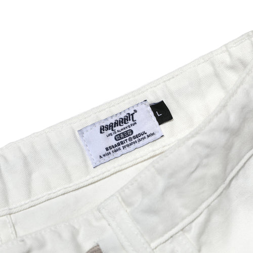 MID90 BAGGY COTTON PANTS IVORY