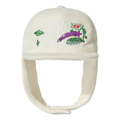 BSRABBIT OG EARFLAP HAT IVORY