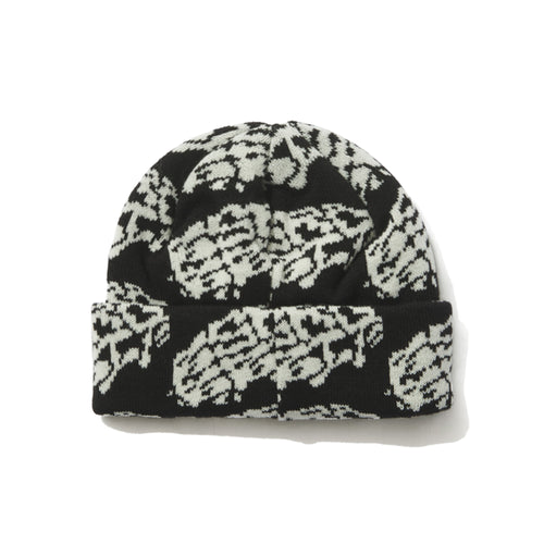 OVER LOGO BEANIE BLACK