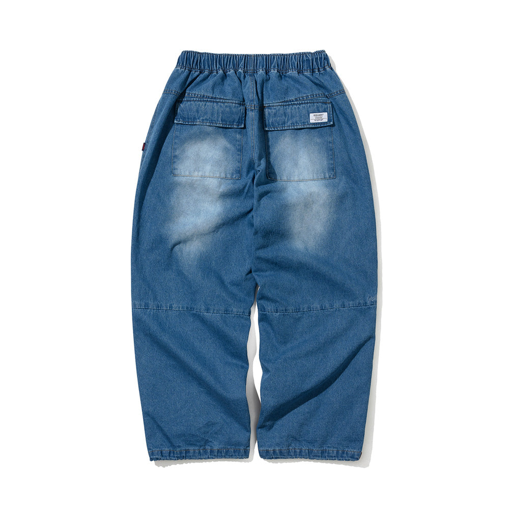 DSXBS SUPER WIDE VENTILATION WAX REAL DENIM PANTS