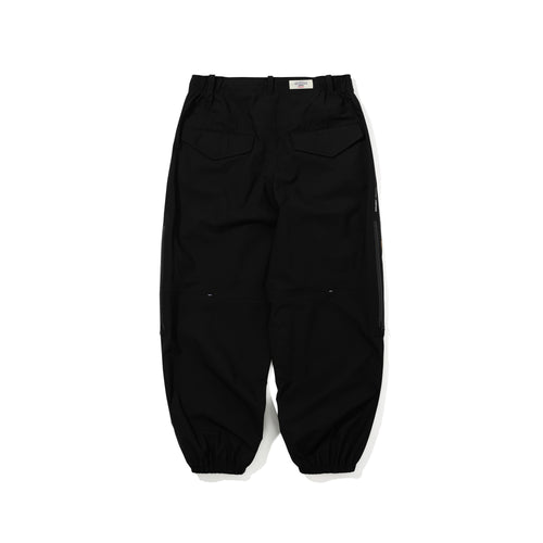 BSR 3L SEAM SEALING WIDE VENTILATION PANTS BLACK