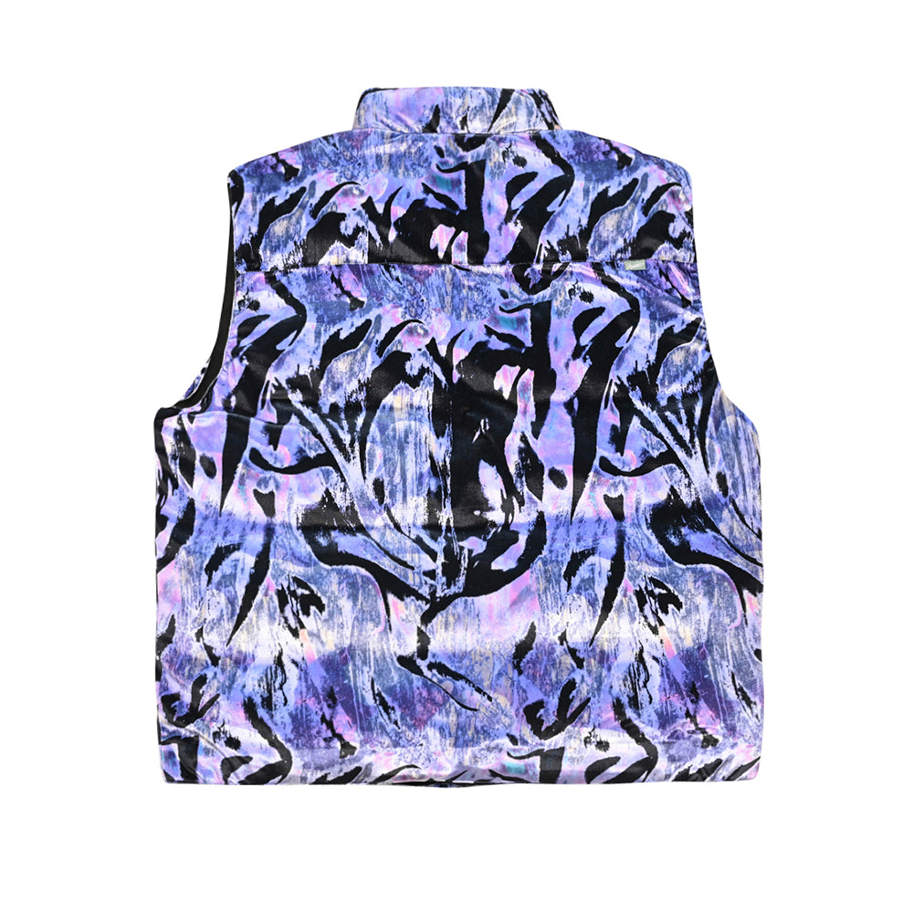 DSXBR WELLON PADDING VEST MARBLE PURPLE-