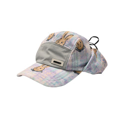 BR PAT EARFLAP HAT PINK CHECK