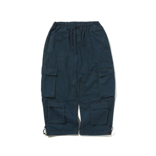 DSXBS SUPER WIDE POCKET VENTILATION WAX REAL DENIM PANTS DEEP BLUE