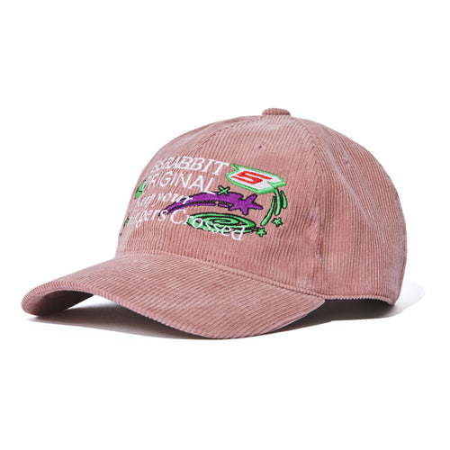 BSRABBIT OG CORDUROY CAP INDY PINK