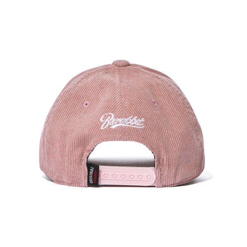 BSRABBIT OG CORDUROY CAP INDY PINK