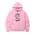 STRANGE RABBIT WORLD HOODIE PINK