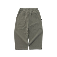 DSXBS NEW SUPER WIDE PANTS HERRINGBONE BROWN