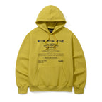 ALWAYS HAVING FUN HOODIE LIME MUSTARD