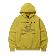 ALWAYS HAVING FUN HOODIE LIME MUSTARD