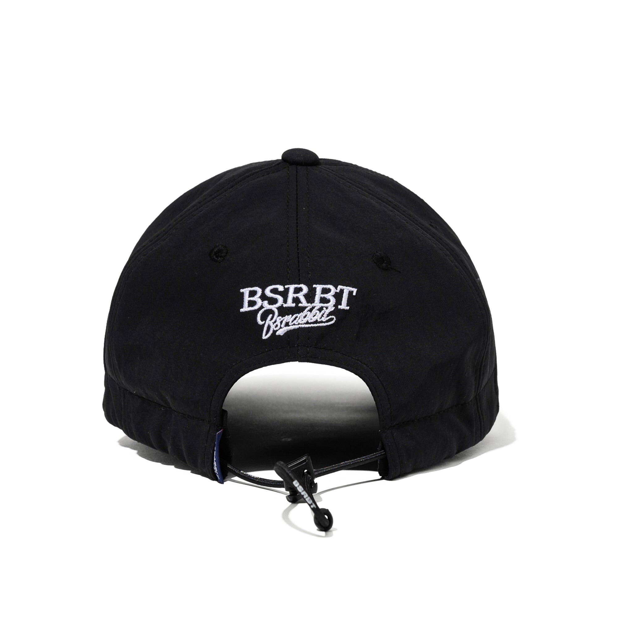 BSRABBIT LOGO STRING CAP BLACK