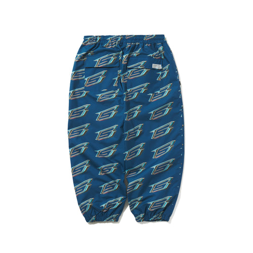 ISD HIGH SUPER WIDE JOGGER PANTS OCEAN BLUE