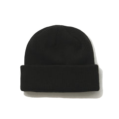 METAL LOGO BASIC BEANIE BLACK