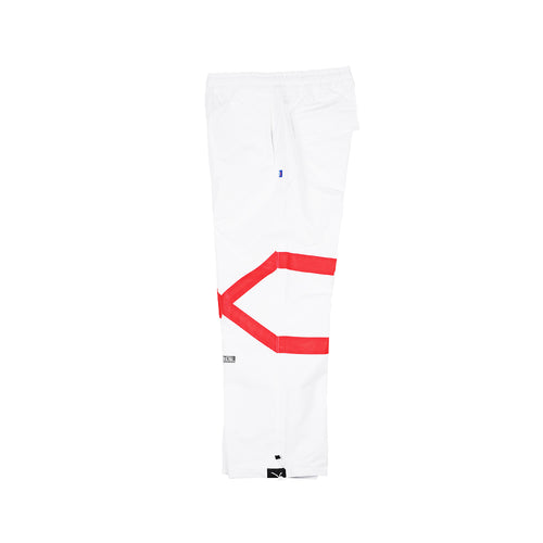 NEW POT-X REFLECTIVE TRACK PANTS WHITE