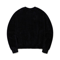 RABBIT FUR CREWNECK BLACK