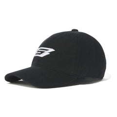 BIG LOGO HEAVY TWILL CAP BLACK