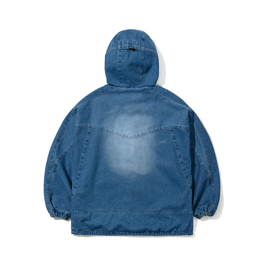 DSXBS WAX REAL DENIM HOODED JACKET