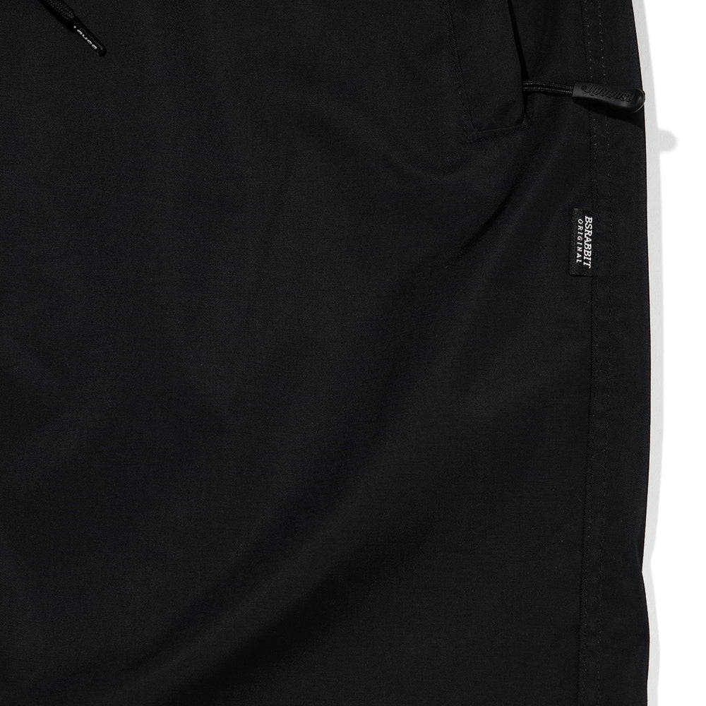 ISD HIGH SUPER WIDE JOGGER PANTS BLACK