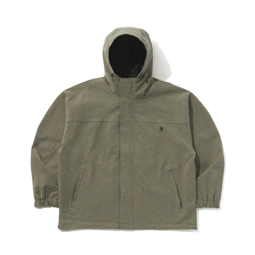 DSXBS HERRINGBONE HOODED JACKET BROWN