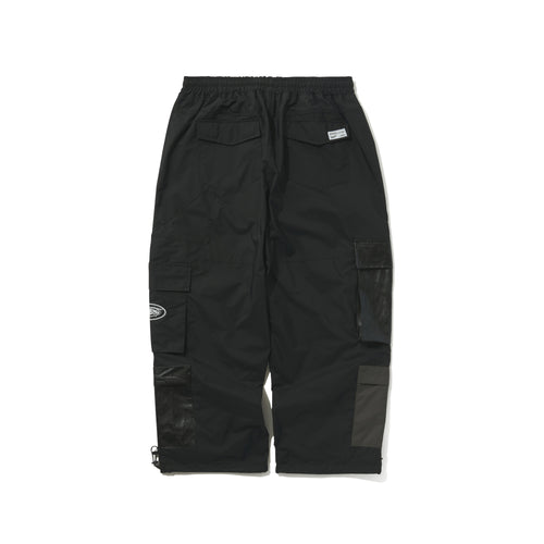 10 POCKET SUPER WIDE VENTILATION PANTS BLACK