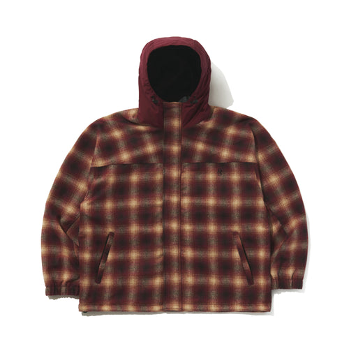 DSXBS HOODED JACKET RED CHECK