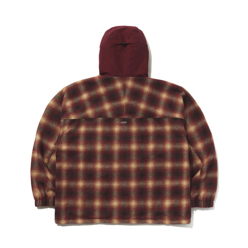 DSXBS HOODED JACKET RED CHECK