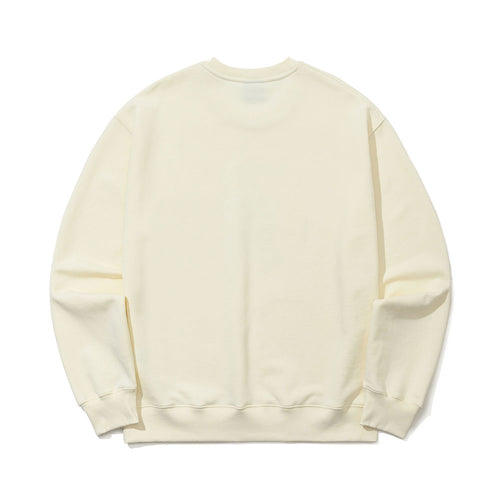 3D SKATEBOARDING RABBIT CREWNECK IVORY