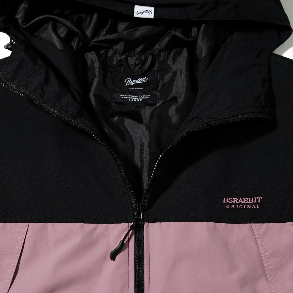 MMM HF WINDBREAKER HOODED JACKET BLACK