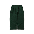 REFINED SUPER WIDE VENTILATION PANTS DARK GREEN