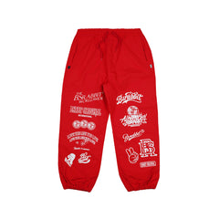 WD WORK JOGGER PANTS RED