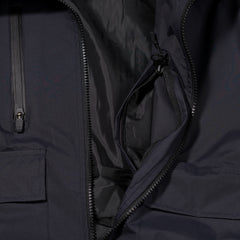 PATCH POCKET HOODED JACKET NAVY