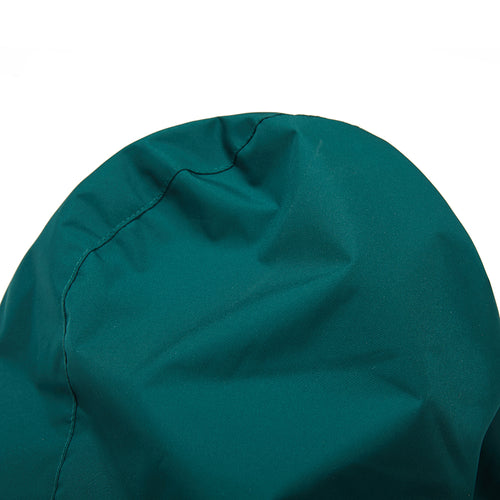ROUND LINE HOODED JACKET GREEN