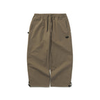 LOGO COTTON SUPER WIDE VENTILATION PANTS BROWN