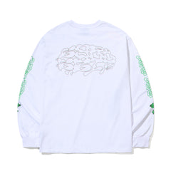 FANCY NEW BSR LOGO LONG SLEEVE WHITE