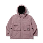 BIG POCKET HOODED JACKET INDY PINK