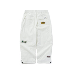 VARIETY PATCH SUPER WIDE VENTILATION PANTS WHITE