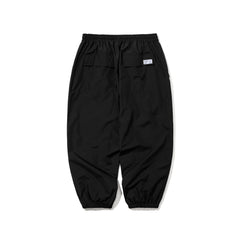 SPIDERWEB SUPER WIDE JOGGER PANTS BLACK