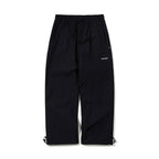 BASIC LOGO WIDE TRACK PANTS BLACK