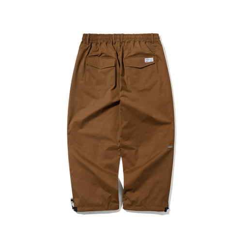 SOFT PEACH SUPER WIDE VENTILATION PANTS LIGHT BROWN