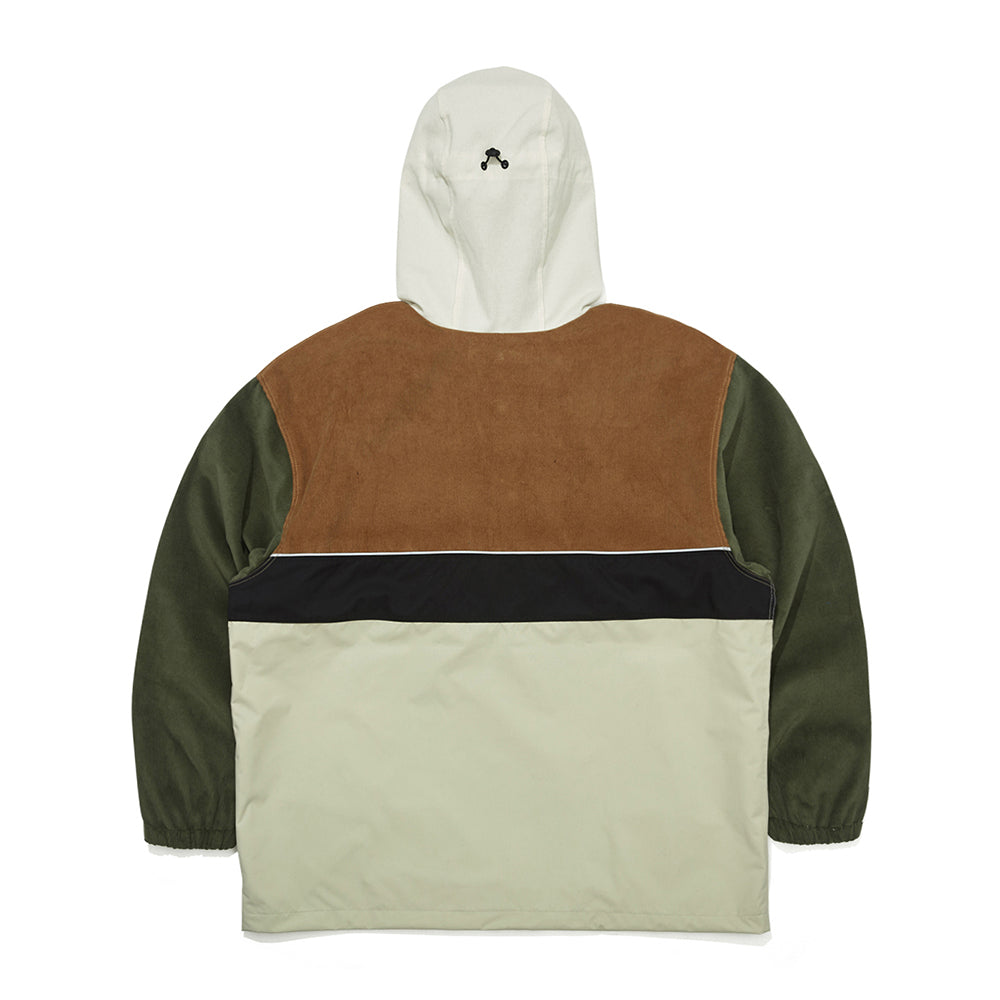 BSRABITT HFCORDUROY HOODED ANORAK JACKET-