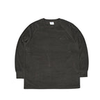 CLASSIC LOGO TERRY LONG SLEEVE CHARCOAL