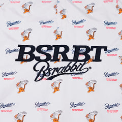 BSRBT SPORTY PULLOVER SNAP JACKET WHITE