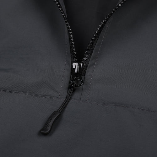 FUTURE REFLECTIVE POINT HOODED ANORAK JACKET CHARCOAL