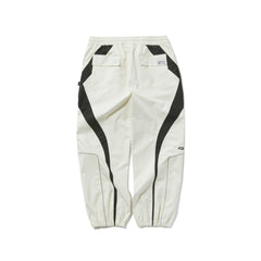 EXQUISITE 3L WIDE JOGGER PANTS CREAM